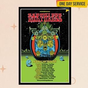 Earthless Australian Tour 2025 Poster